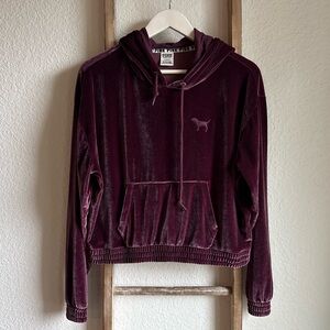 Victoria’s Secret PINK Velour hoodie sz: Med